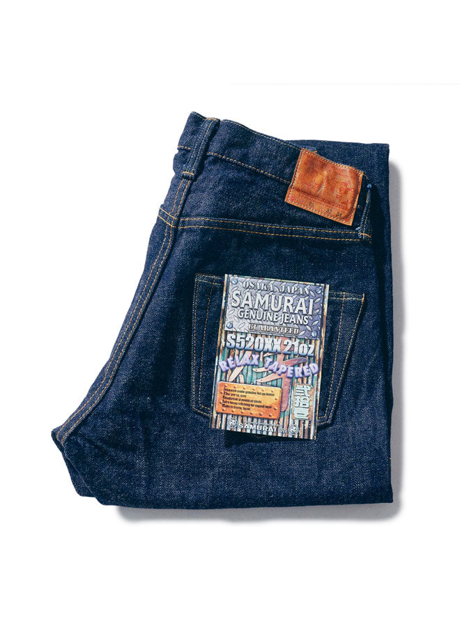 S520XX21oz 21ozリラックステーパード – SAMURAI JEANS ONLINE STORE