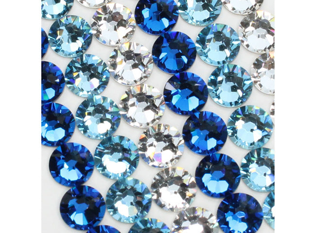 ☆セール スワロフスキー オーロラ青系6色セット約7000粒☆ss5