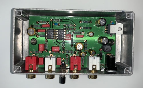 プリアンプ / 自作 フォイコライザー TANGO 2SA653 2SC1161