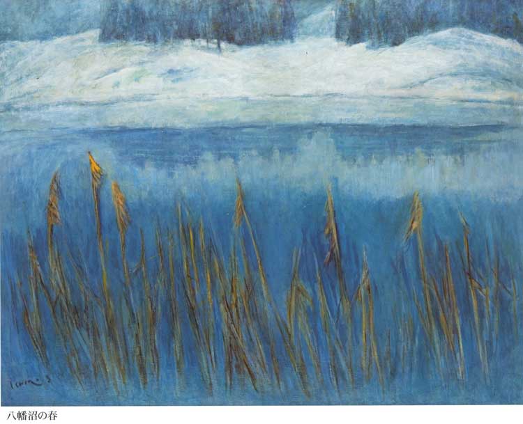 佐々木一郎 油彩画 都市風景 1977年展示 佐々木一郎展