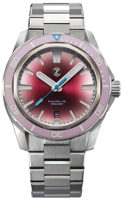 Zelos Swordfish Ti 42mm Sakura - SeriousWatches.com