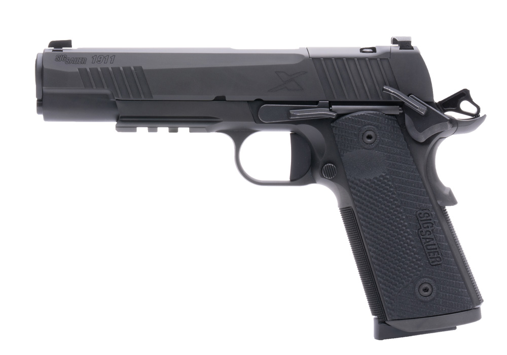 1911 45 ACP Pistols With Black Grips