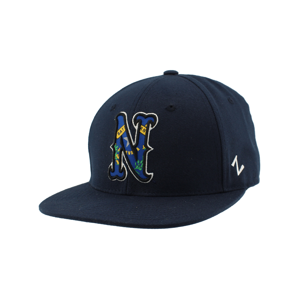 Baseball N NV Pride Flatbill – Silver and Blue Outfitters