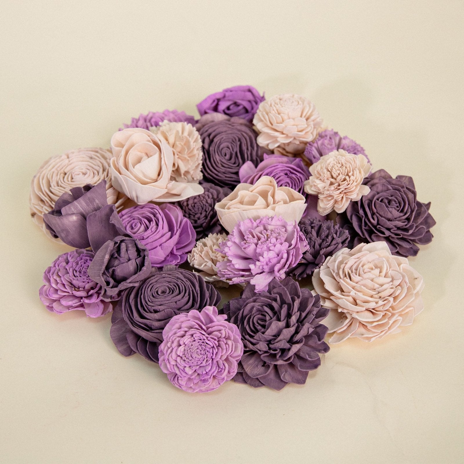 Zen Garden Dyed Assortment 25 Pack - No Bark – Sola Wood Flowers