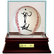 西本聖 直筆サインボール（証明書・ボールケース付）