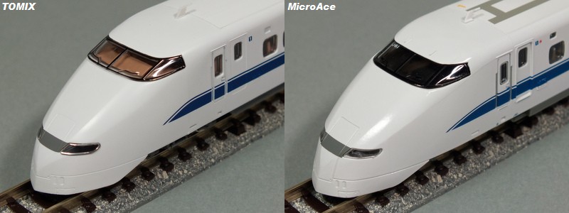 比較レビュー1 先頭形状・車体各部表現