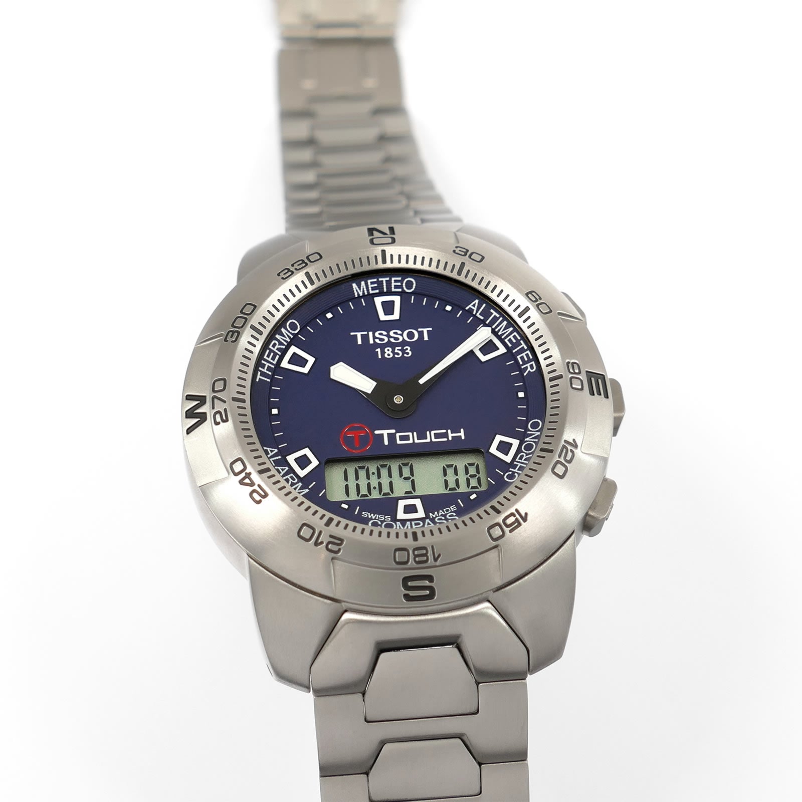 Tissot T-Touch Titanium Z253/353 Blue Dial Men's 41mm Touch Screen