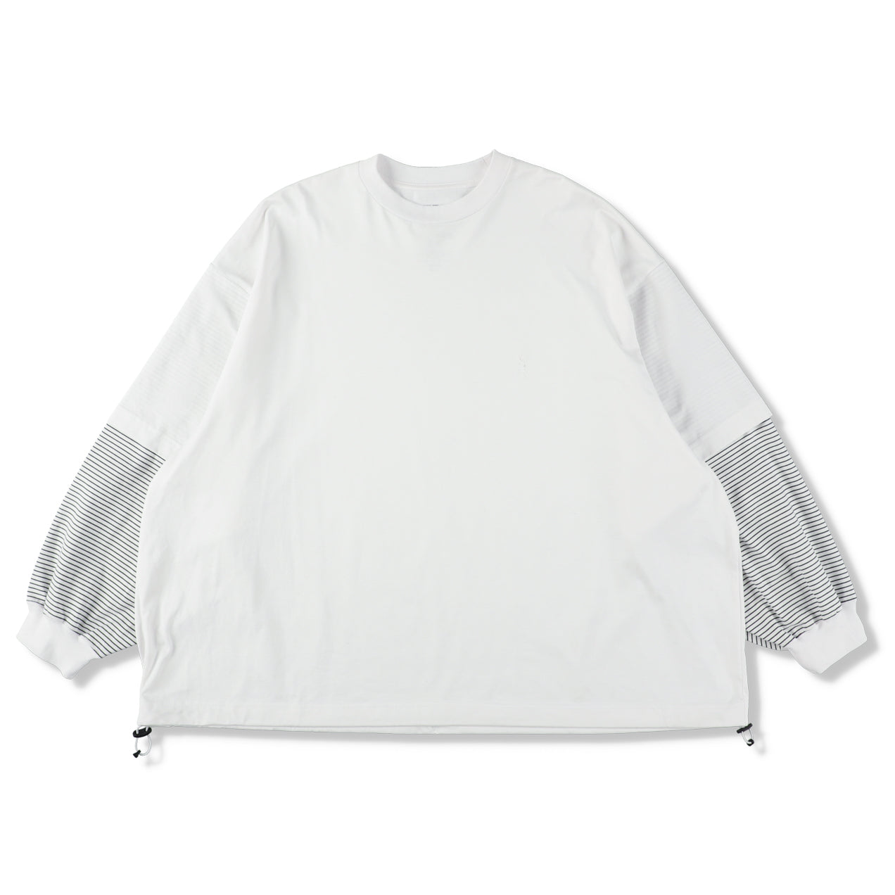 BALLOON LAYERED LONG SLEEVE T SHIRT | is-ness online shop