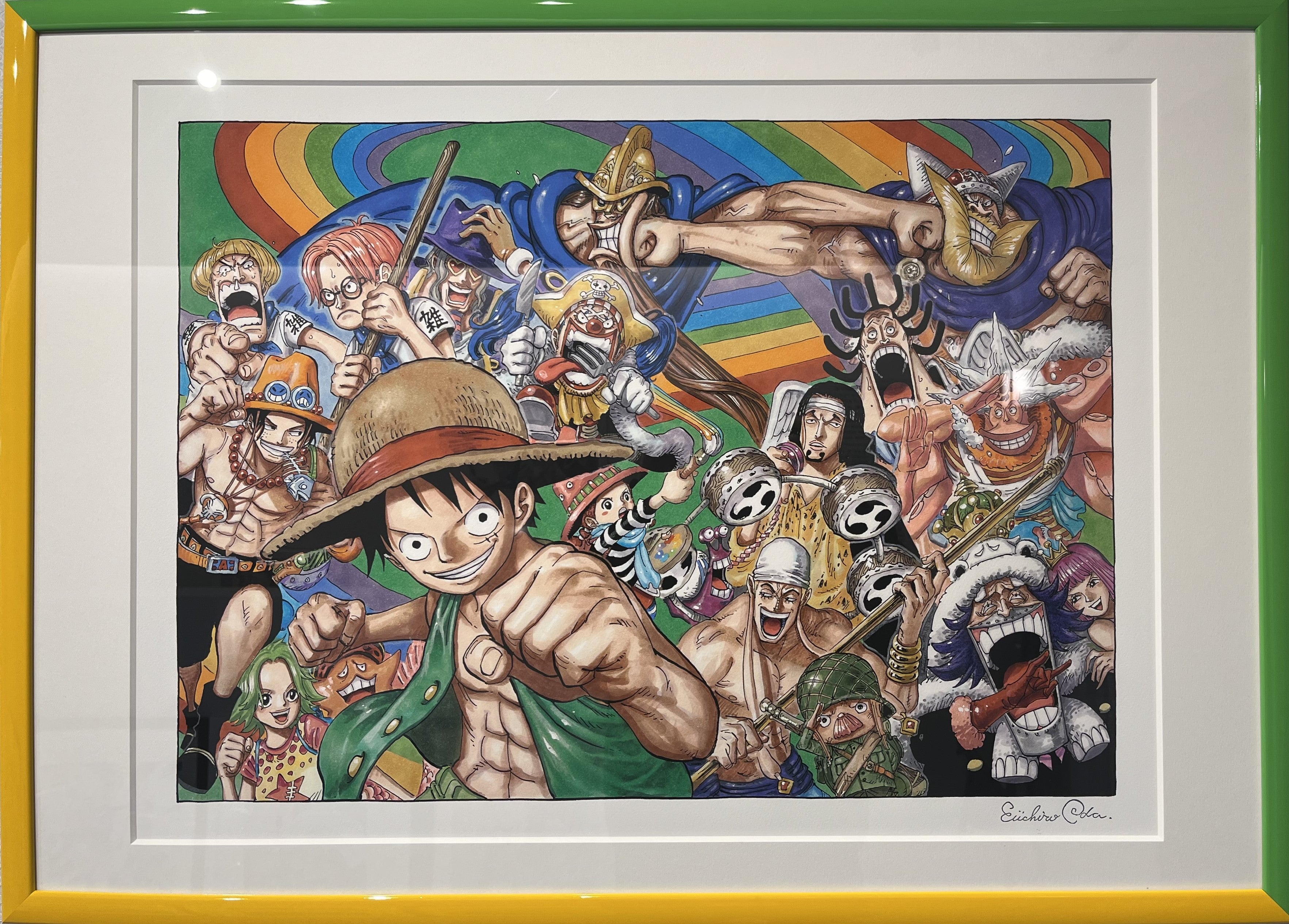 One Piece Numbered Print (With NFT) – Japanime Art Gallery