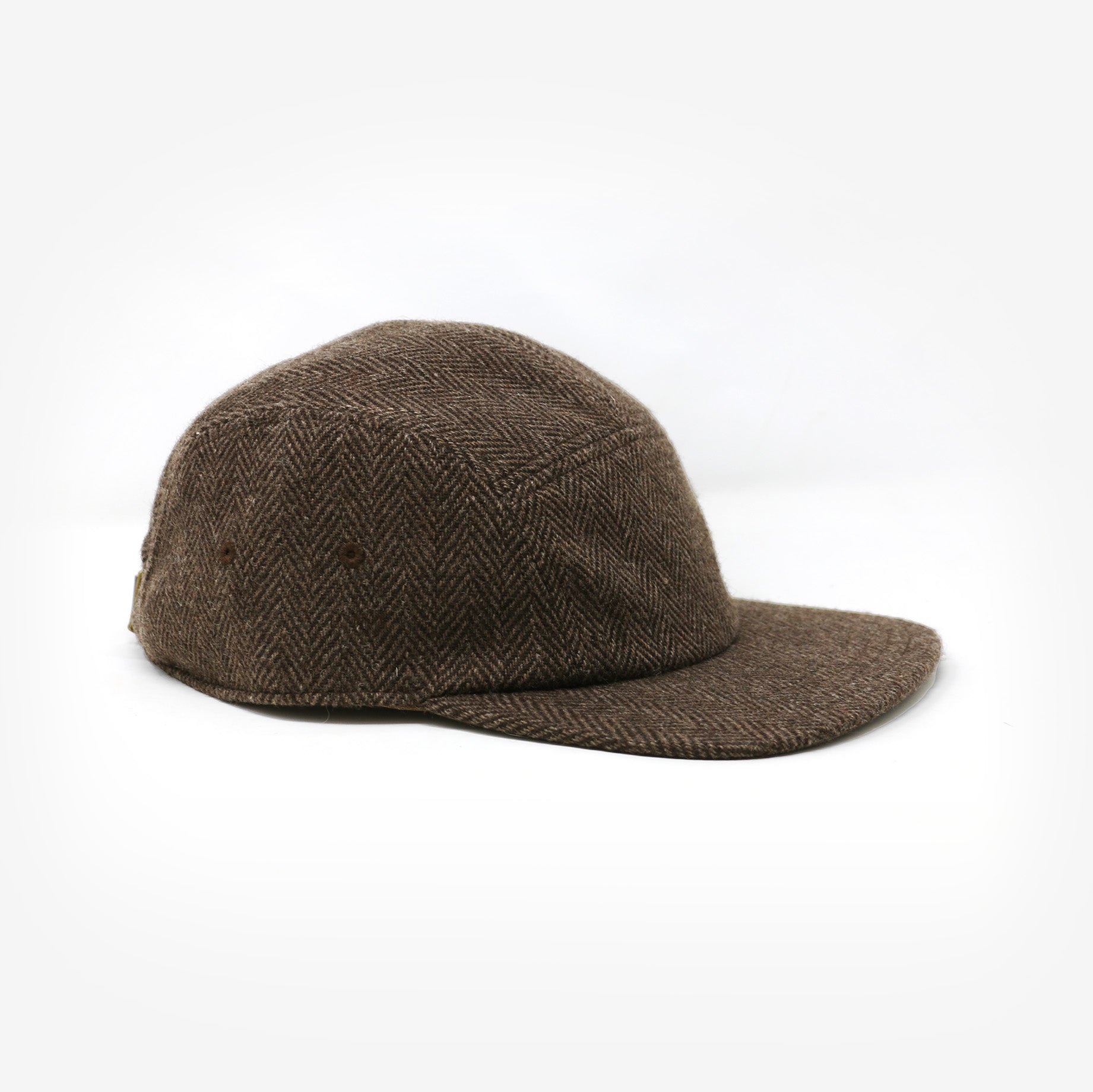 Brown & Tan Wool 5-Panel – storied hats