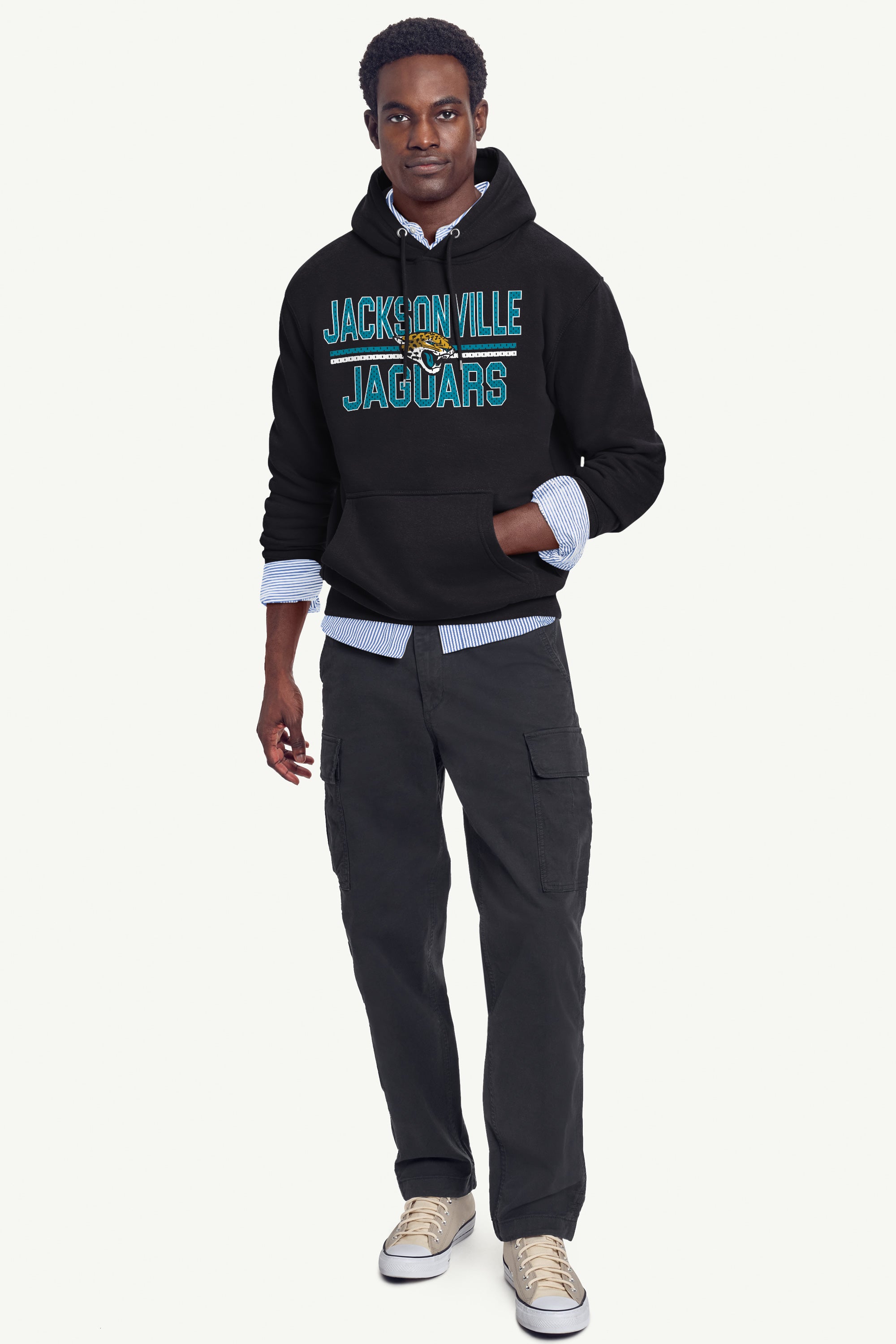 Mens Jacksonville Jaguars Mesh Look Hoodie | NFL | Starter