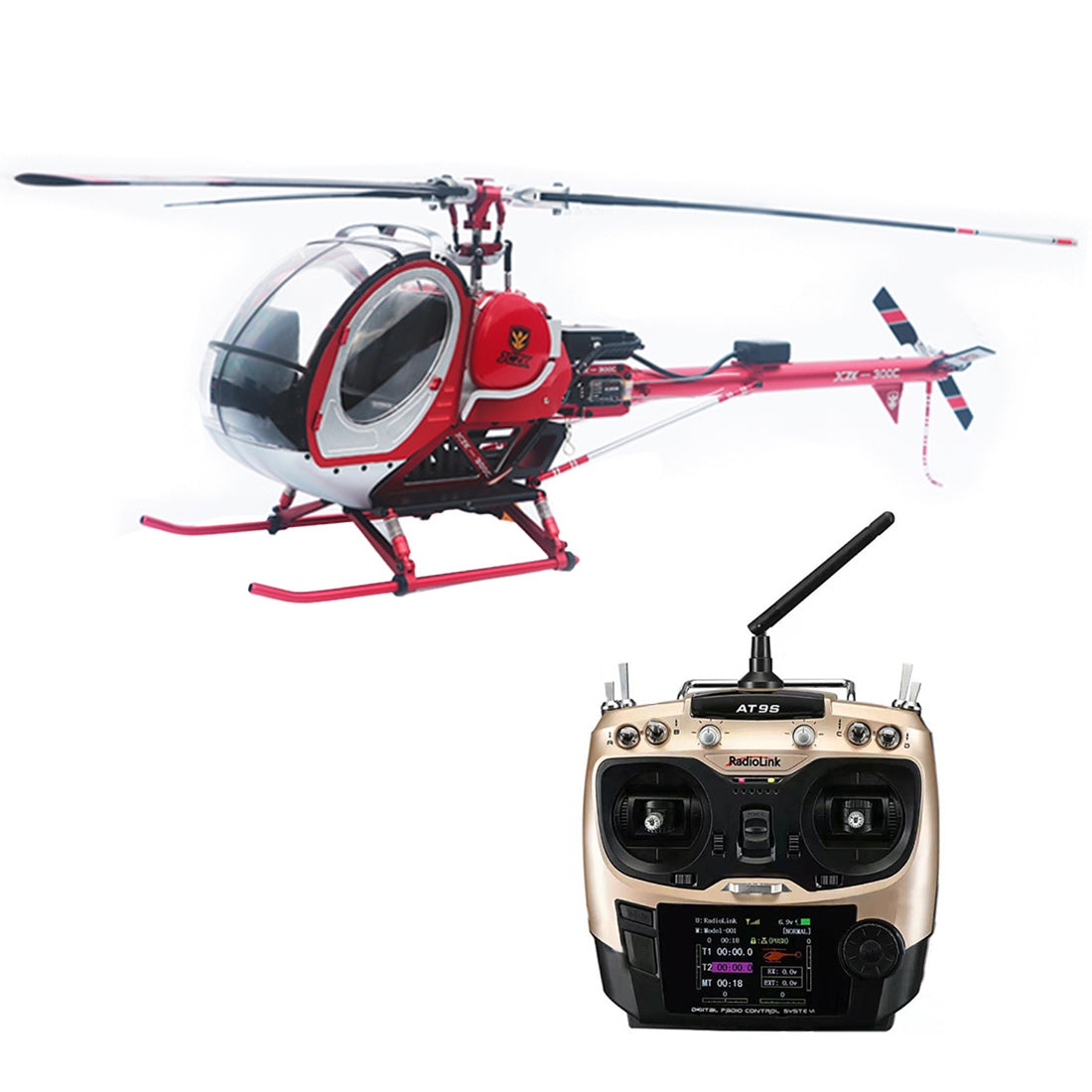 JCZK 300C PRO 12CH Super Simulation Smart RC Helicopter RTF With