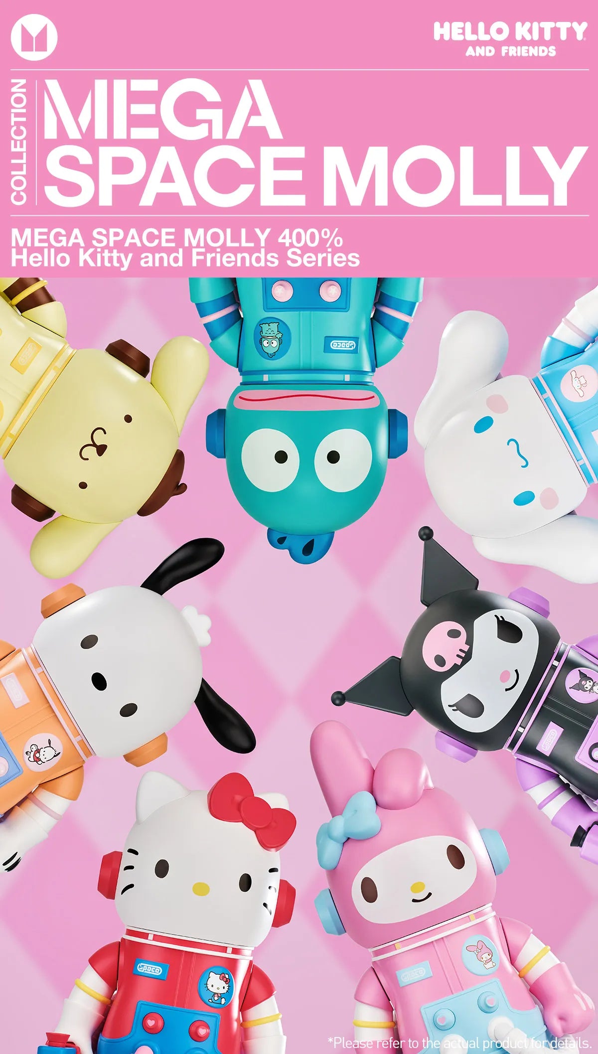 MEGA SPACE MOLLY 400% Hello Kitty and Friends Series