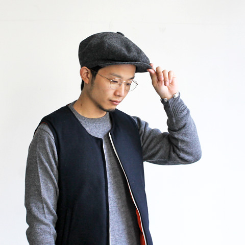Jonathan Richard ジョナサンリチャード NEWSBOY CAP -WOOL | STRATO BLOG