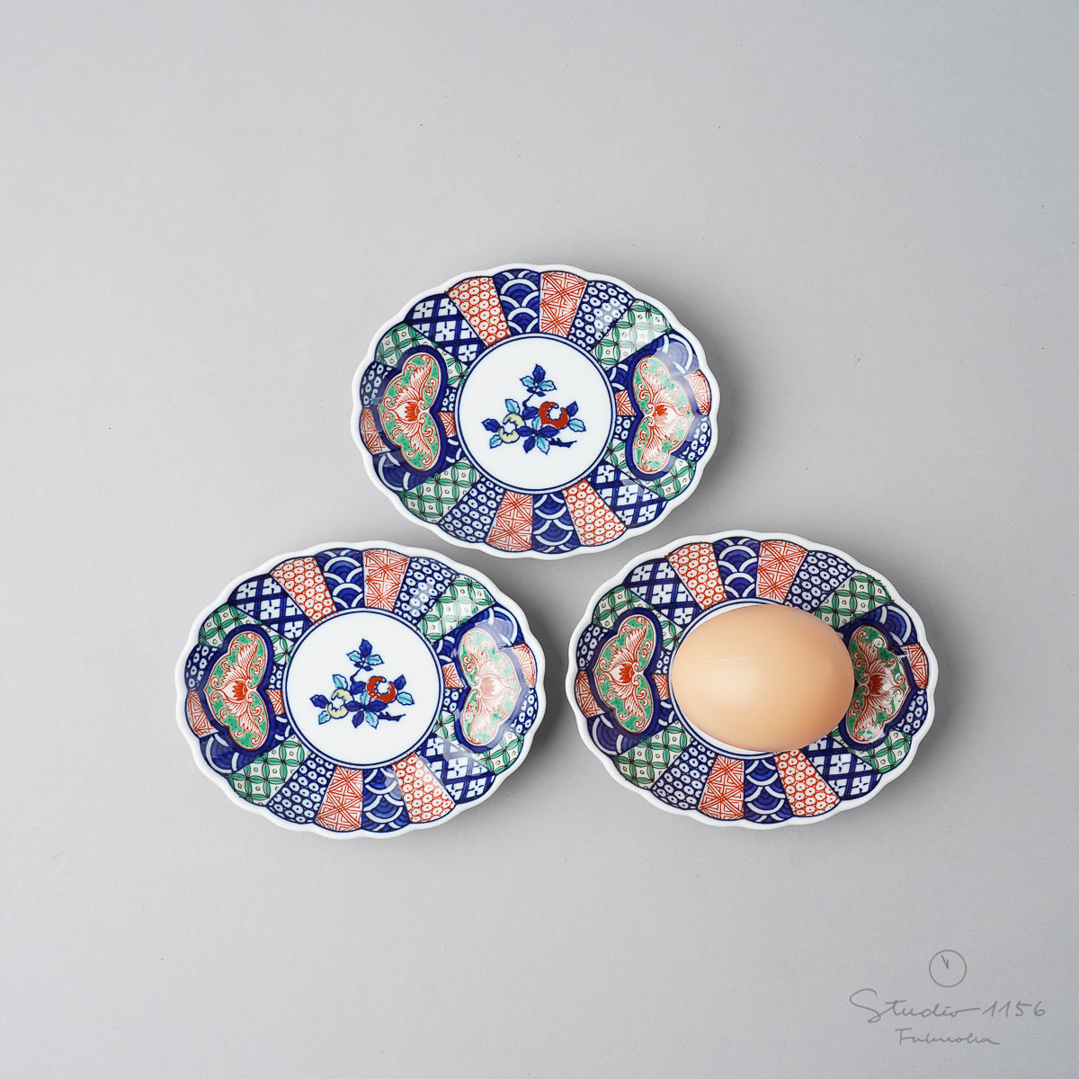 有田焼 染錦懐古伊万里 楕円小皿 11cm 其泉窯の通販｜Studio1156