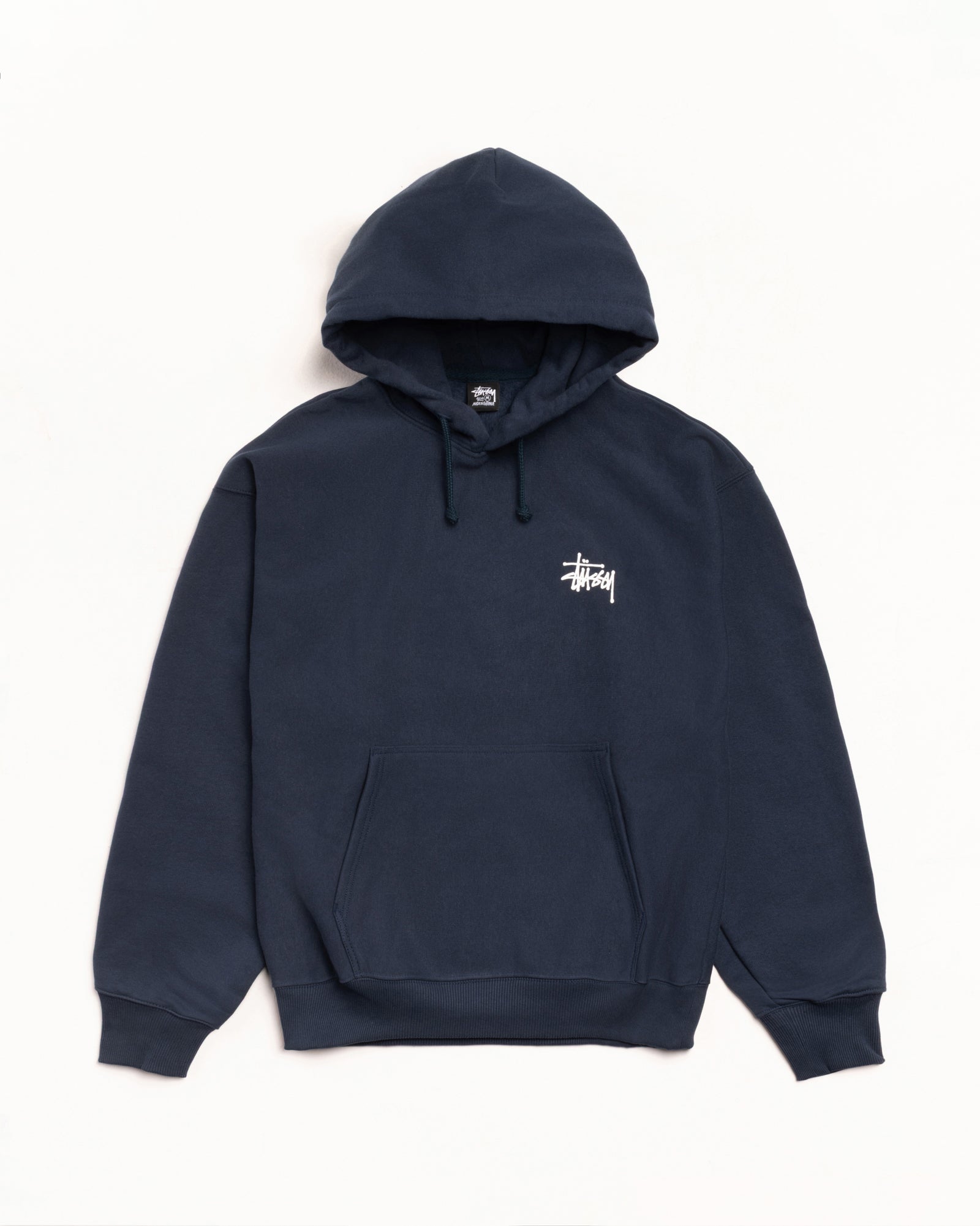 Basic Stüssy Hoodie – Navy | Sweats | Stüssy