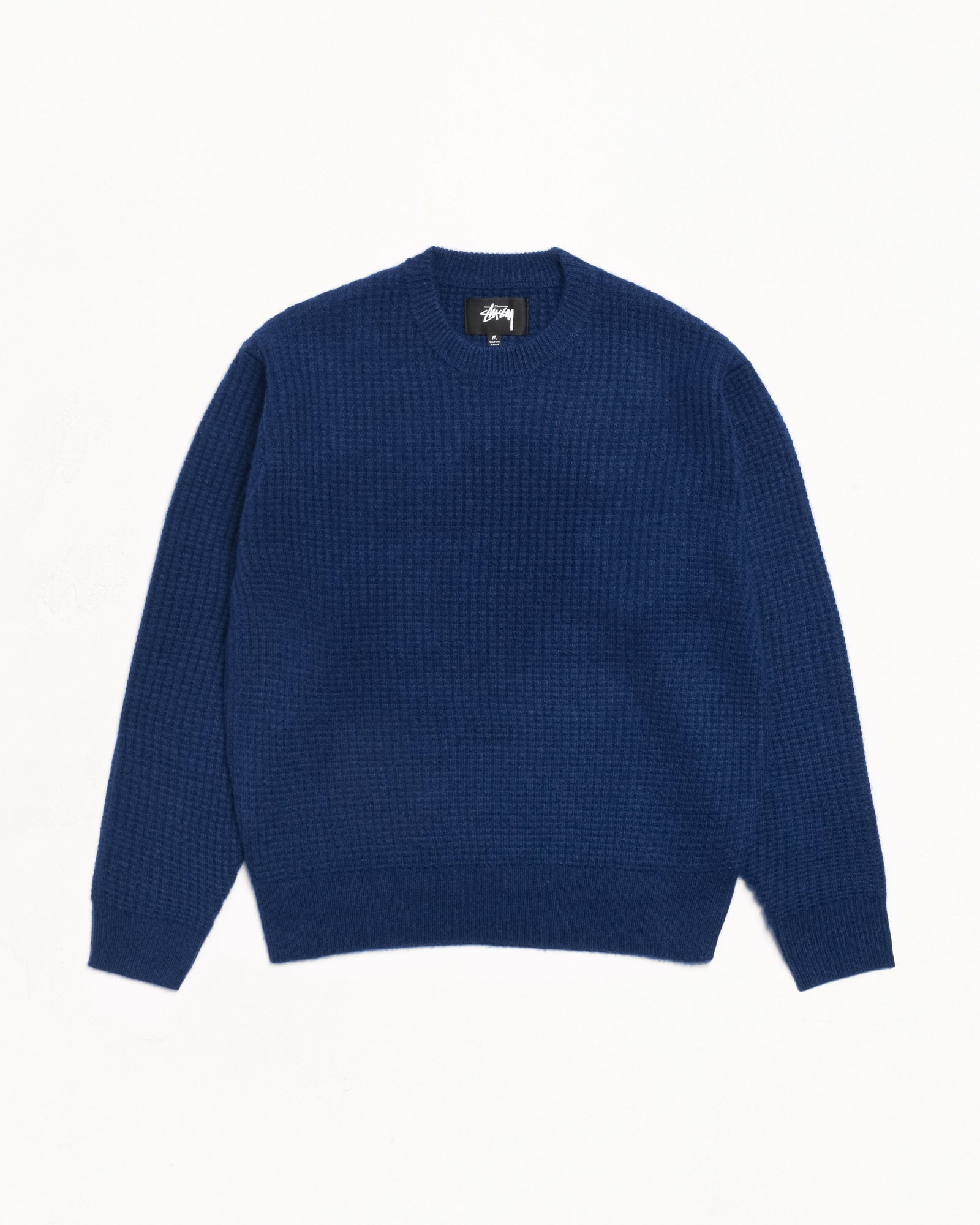 Waffle Cashmere Sweater – Navy | Sweaters & Knits | Stüssy