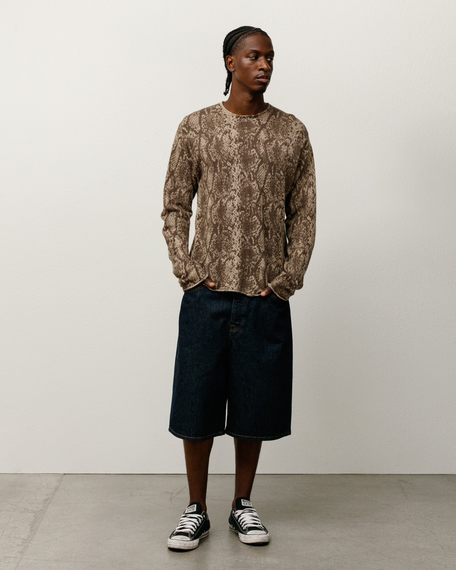 Python Fine Wool Sweater – Khaki | Sweaters & Knits | Stüssy