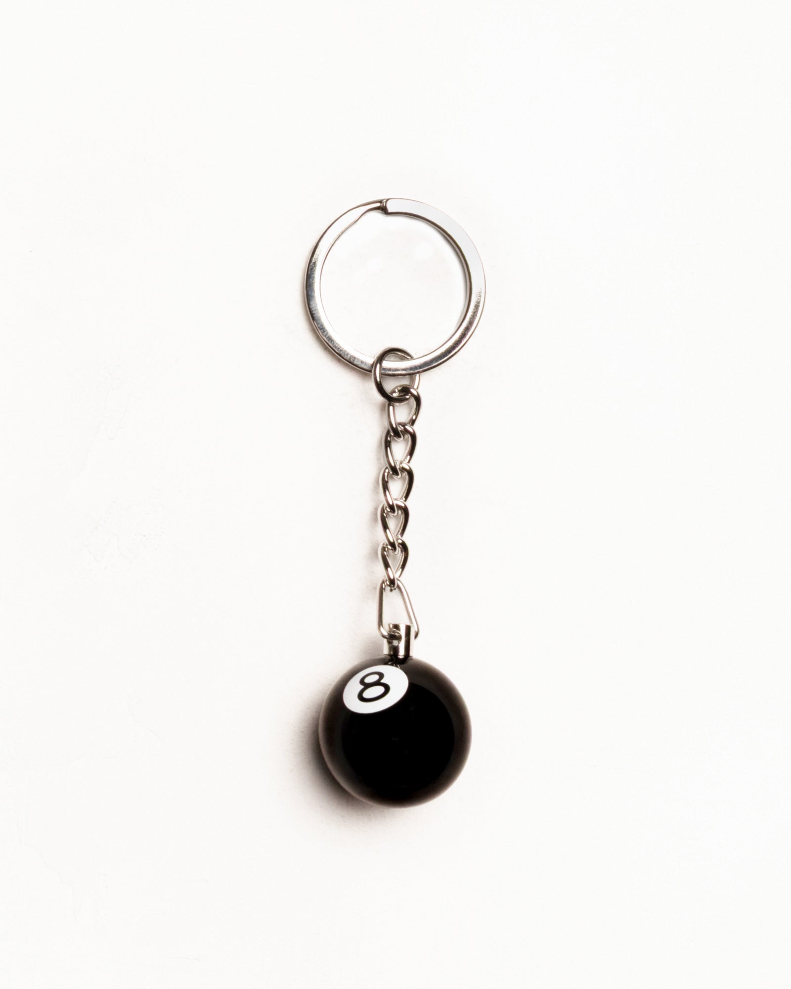 8 Ball Keychain – Black | Accessories | Stüssy