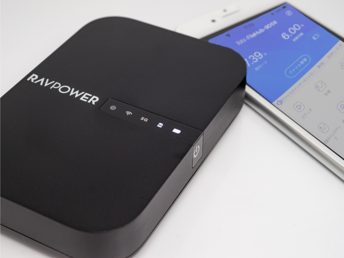 RAVPower】多機能型ワイヤレスカードリーダー