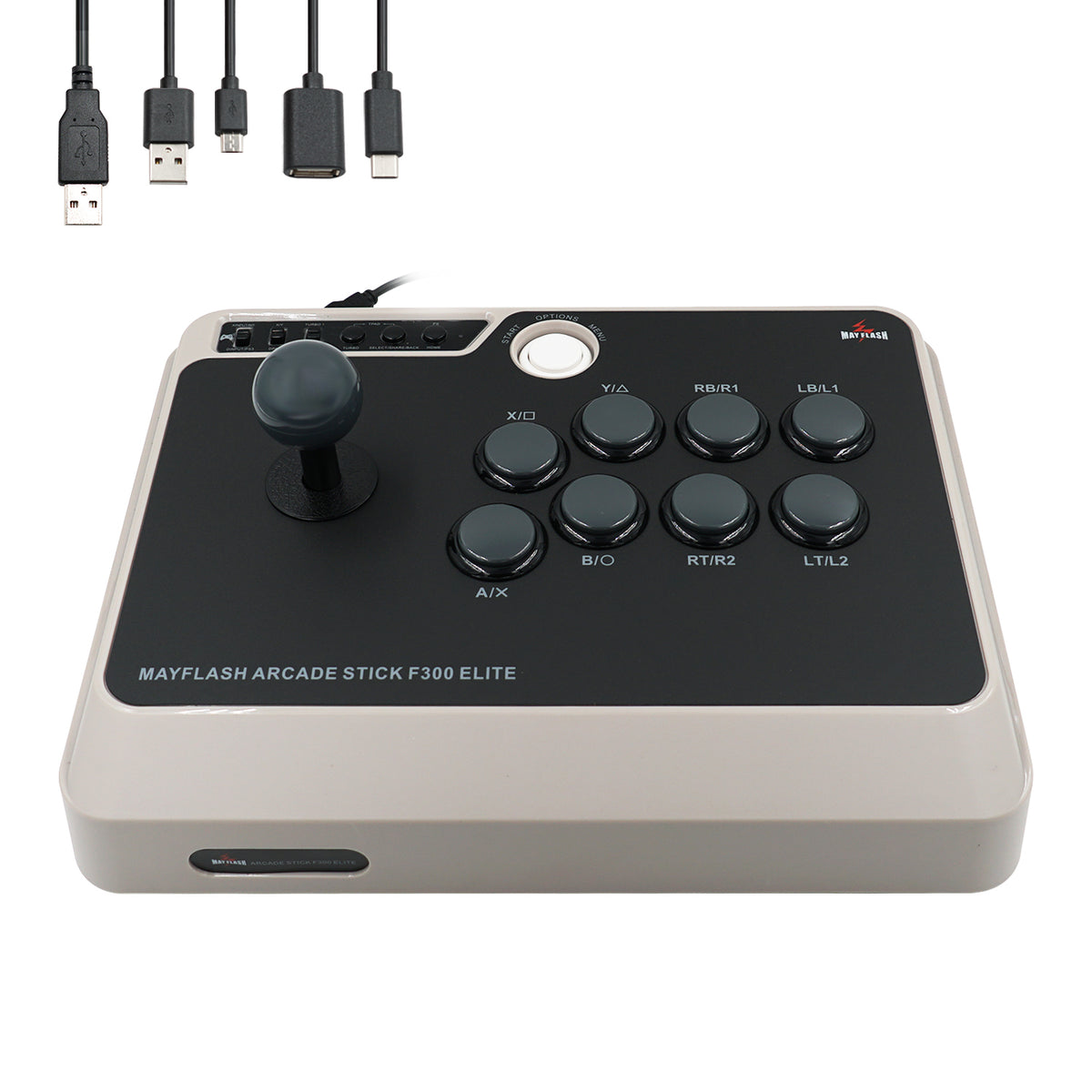 Mayflash F300 Elite Arcade Stick with Sanwa Button & Joystick for