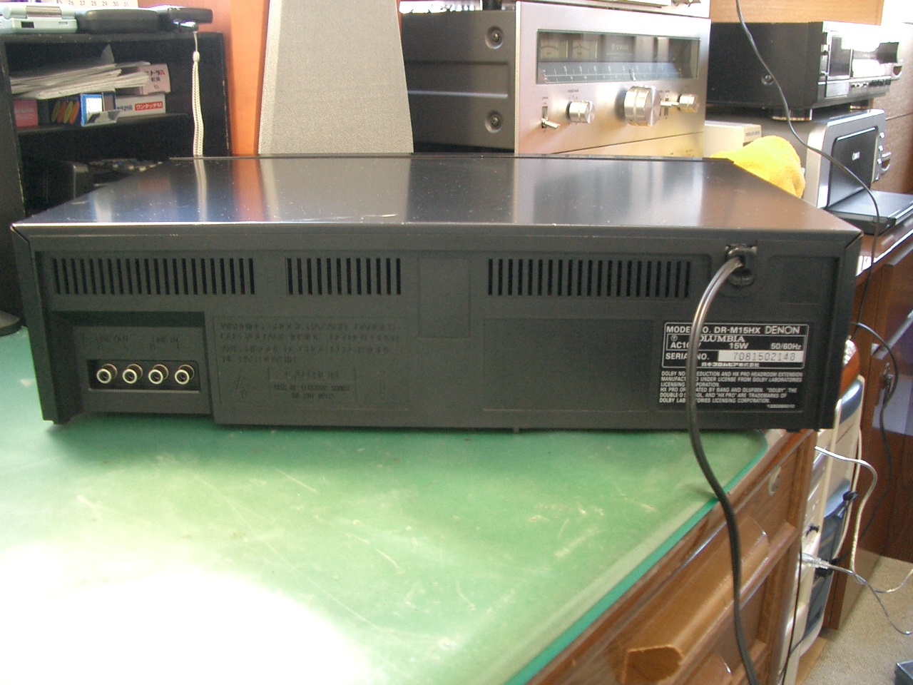 DENON カセットデッキ DR-M15HX,DR-M25HX,DR-M27HX の修理