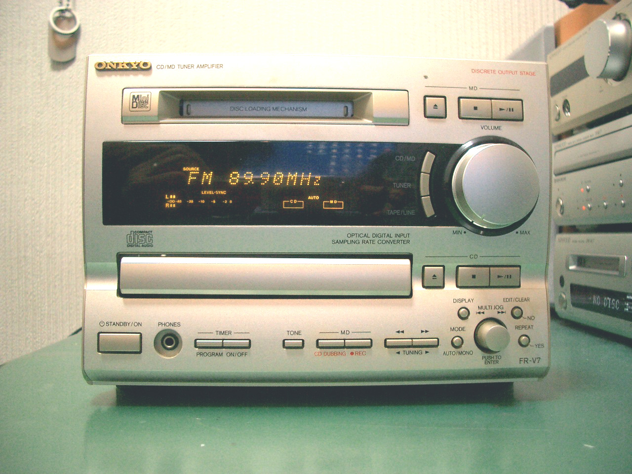 ONKYO MD/CDミニコンポ FR-V7の修理