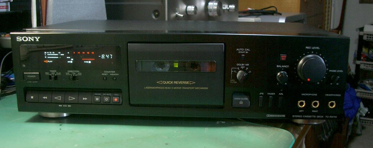 SONY カセットテープデッキ TC-RX715の修理