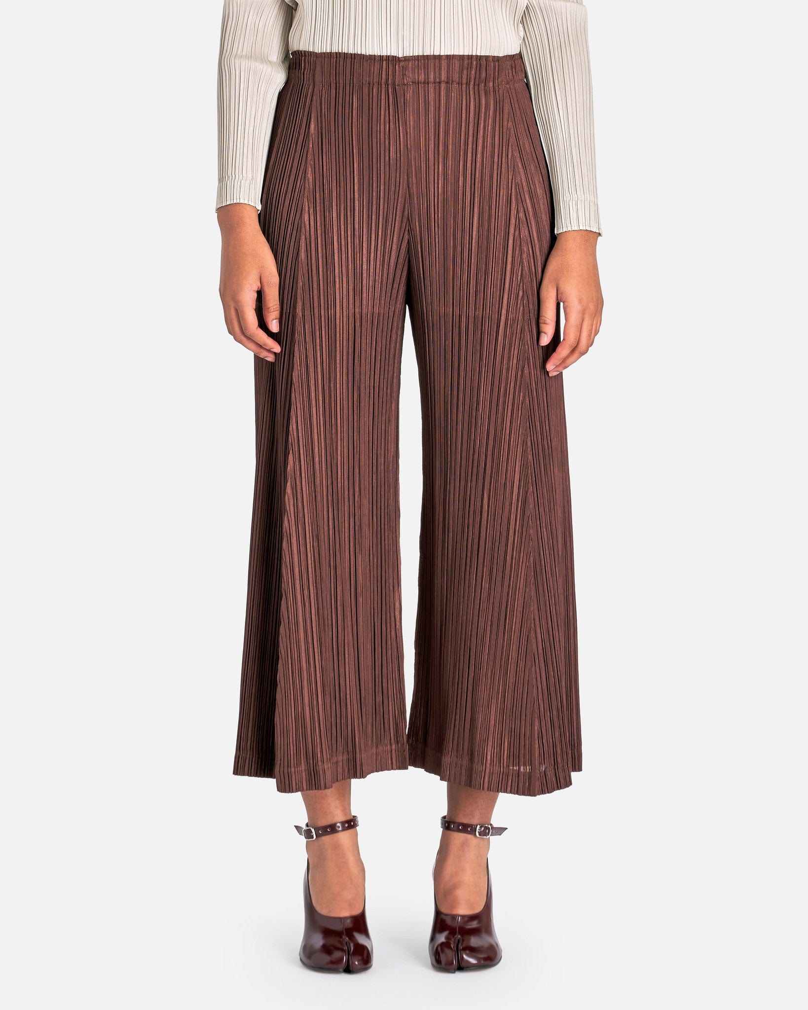 Thicker Bottoms 2 Wide Leg Pants in Dark Brown – SVRN