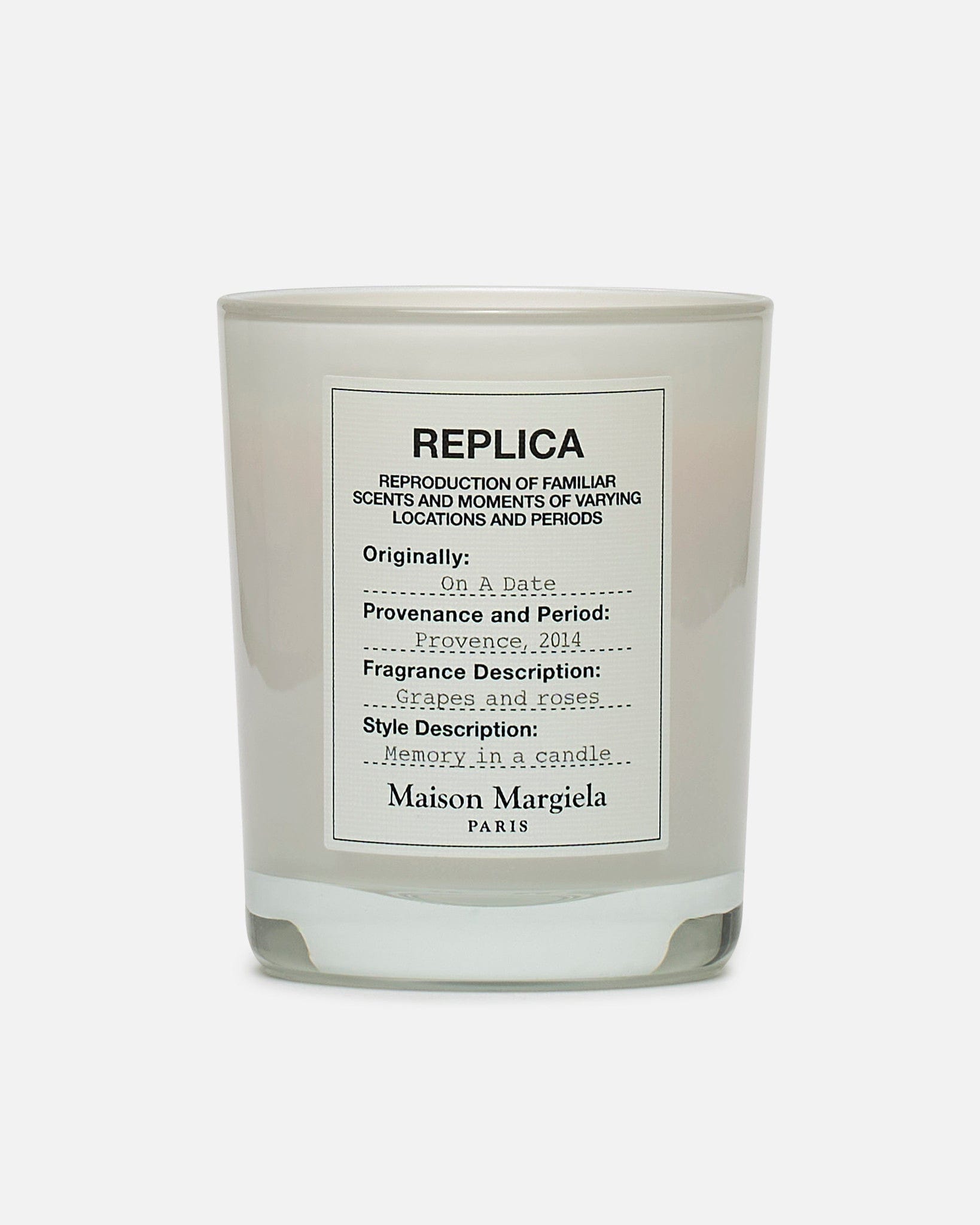REPLICA' On a Date Candle – SVRN