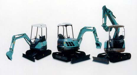 後方超小旋回/超小旋回シリーズフルモデルチェンジミニショベル7機種の
