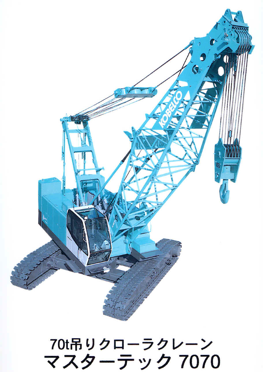 70トン吊りクローラークレーン『マスターテック7070』および基礎・土木