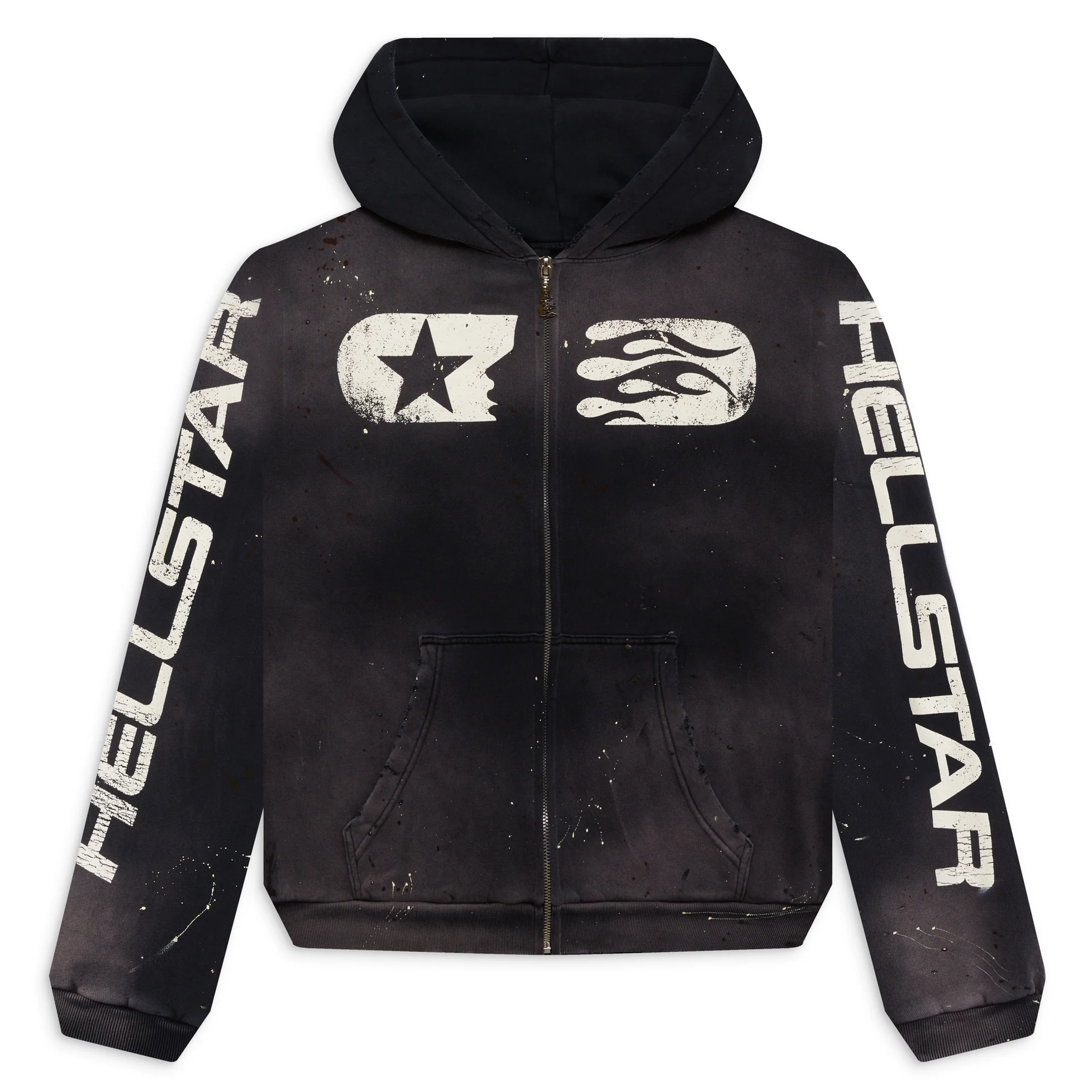 Hellstar Studios Black Zip Up Hoodie – WyCo Vintage Broadway