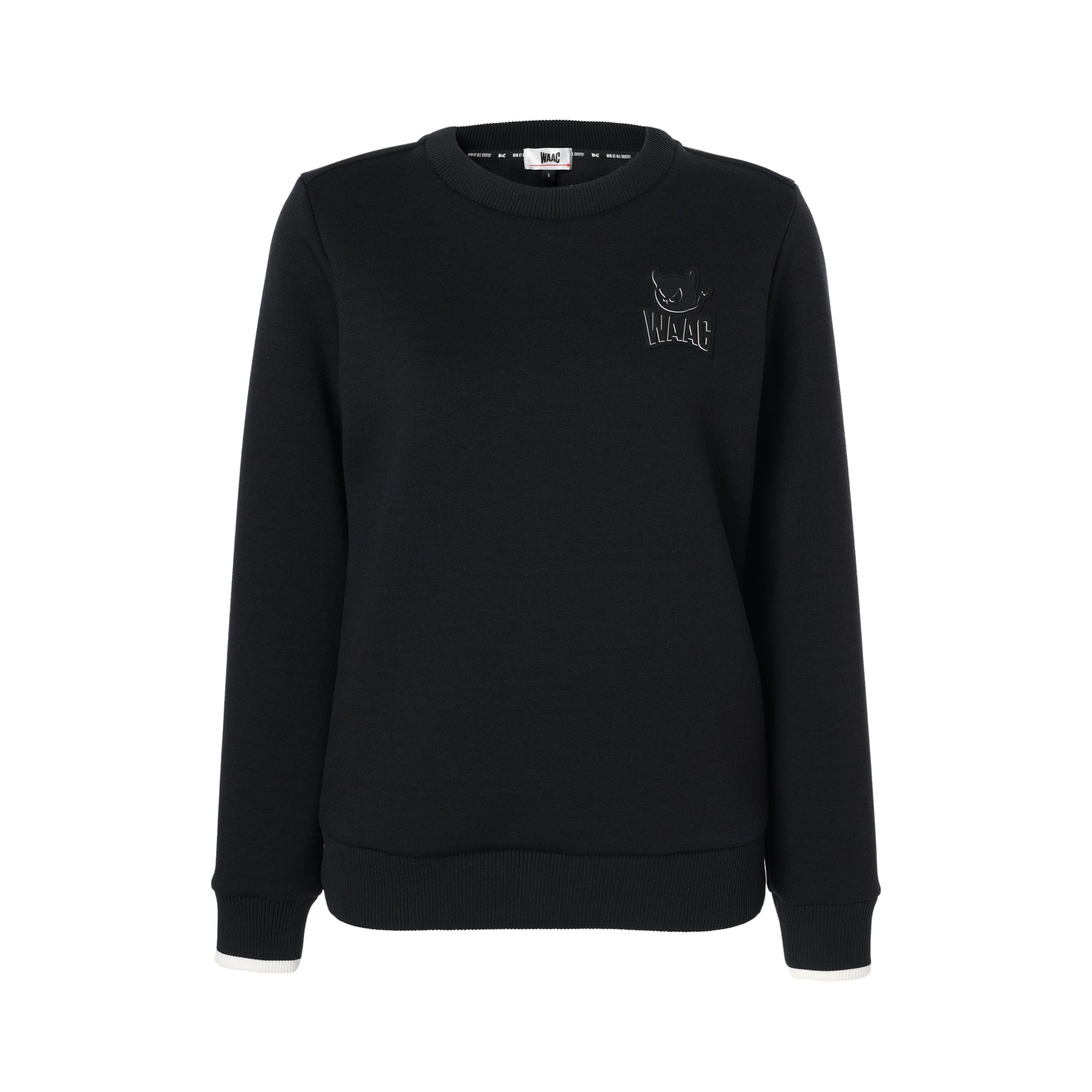 WOMEN PLAYERS EDITION ダンボールニット 長袖スウェット ブラック