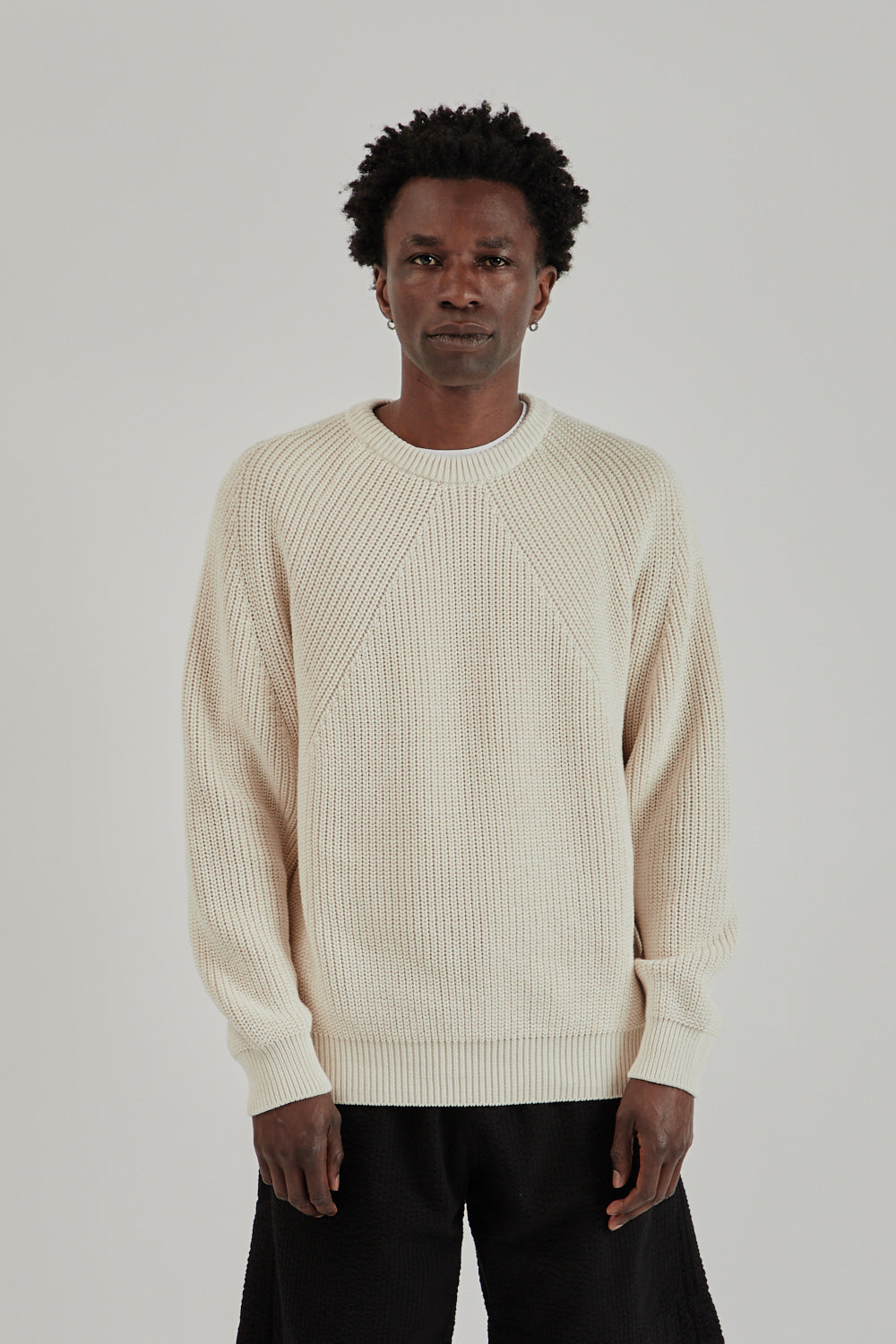 BATONER Signature Crew Neck - Ivory | Wallace Mercantile Shop