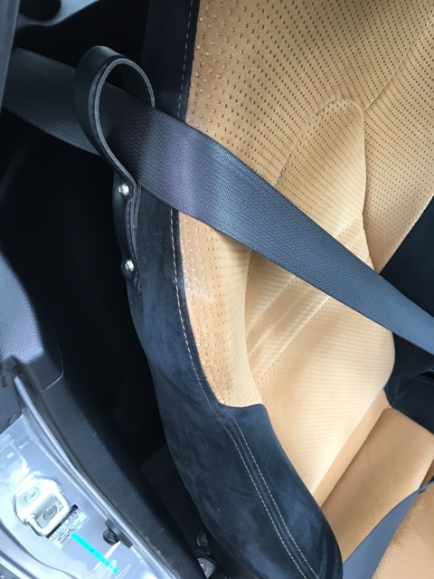 L880Kコペンのシートベルトガイド工作[copen](2017(H29)/11/19): わに