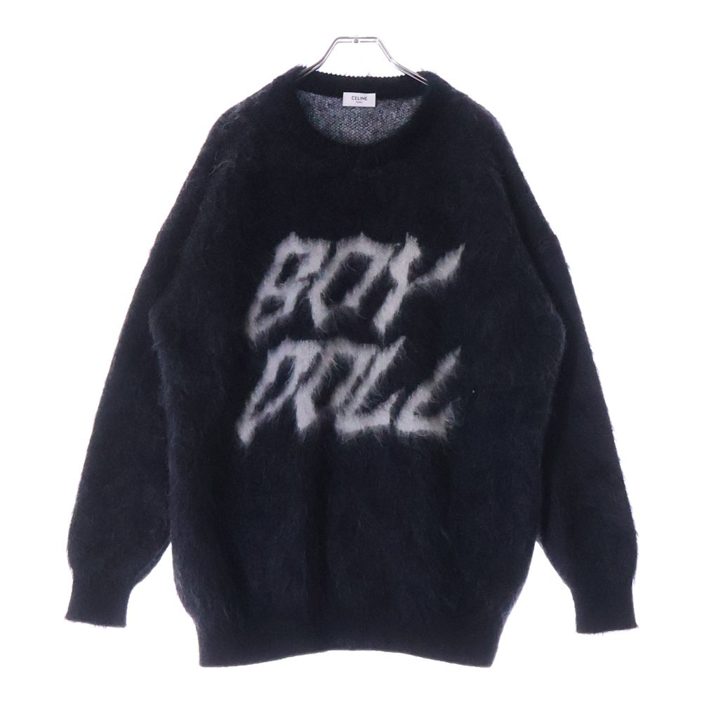 CELINE(セリーヌ) 22AW BOY DOLL ブラッシュドシルクモヘア ニット