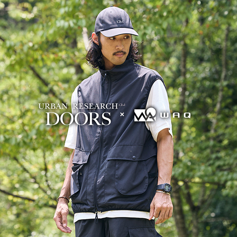 WAQ x URBAN RESEARCH DOORSコラボ】 難燃フィールドベスト【送料無料