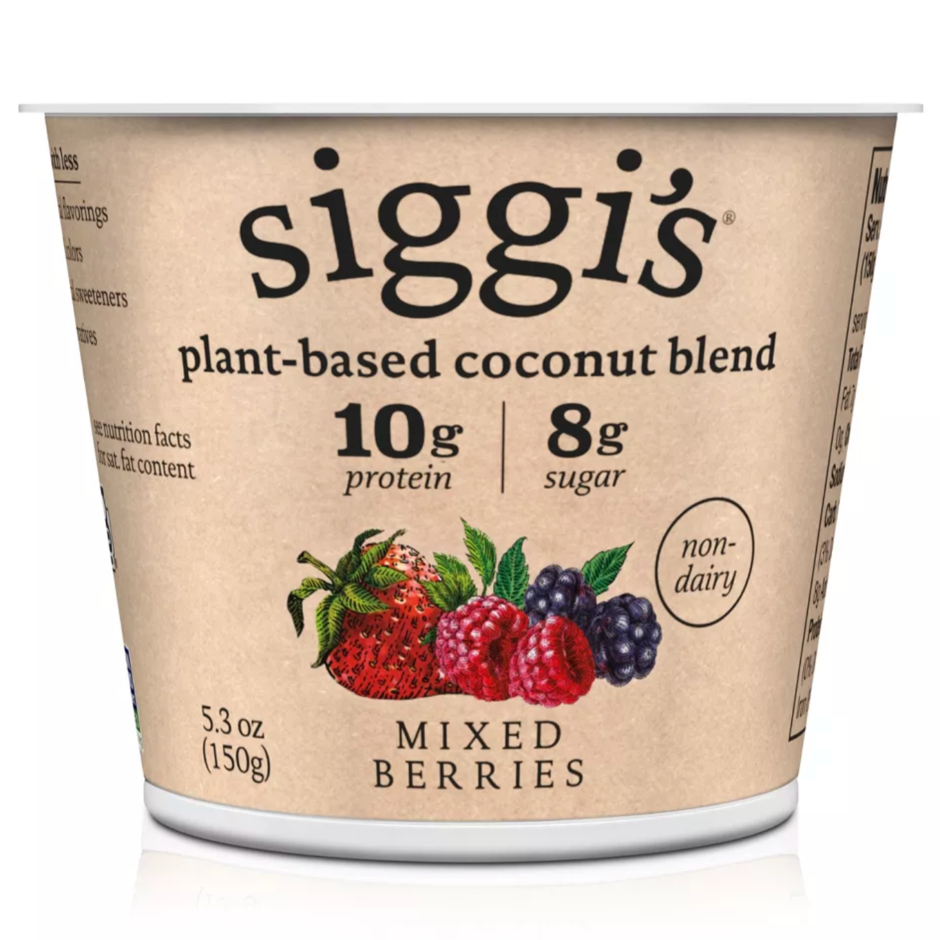 Siggi's Mixed Berries Plant-Based Coconut Blend Yogurt Alternative