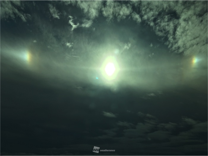 雨上がりの青空に、鮮やか虹色現象 | ウェザーニュース