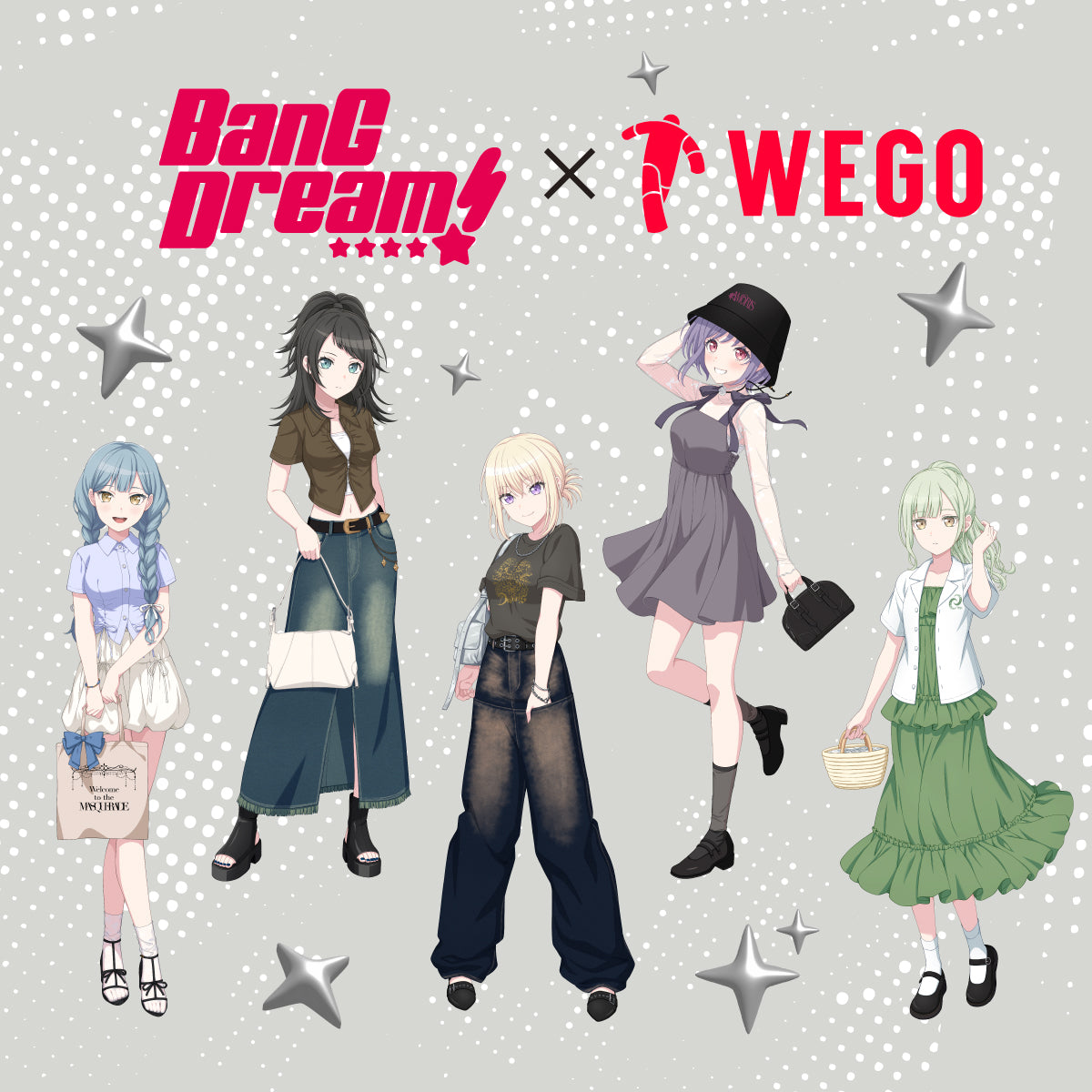 5/30(金)追記 BanG Dream!×WEGOコラボレーションアイテムの発売が決定