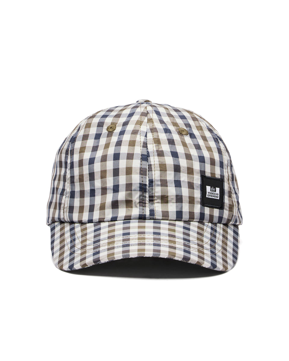 Clay Baseball Cap Mid House Check – Weekend Offender