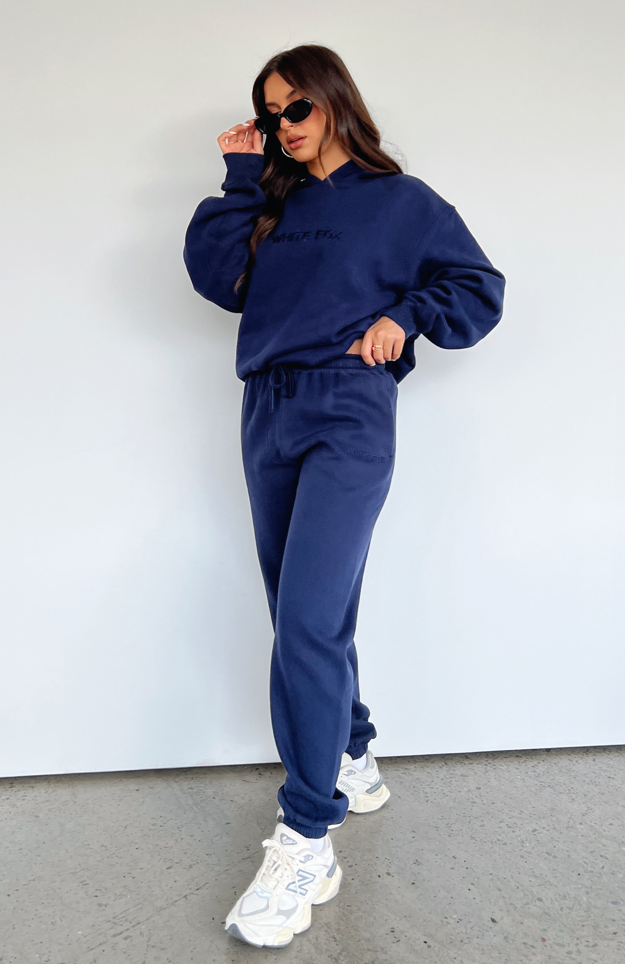Stay Lifted Sweatpants Navy | White Fox Boutique US
