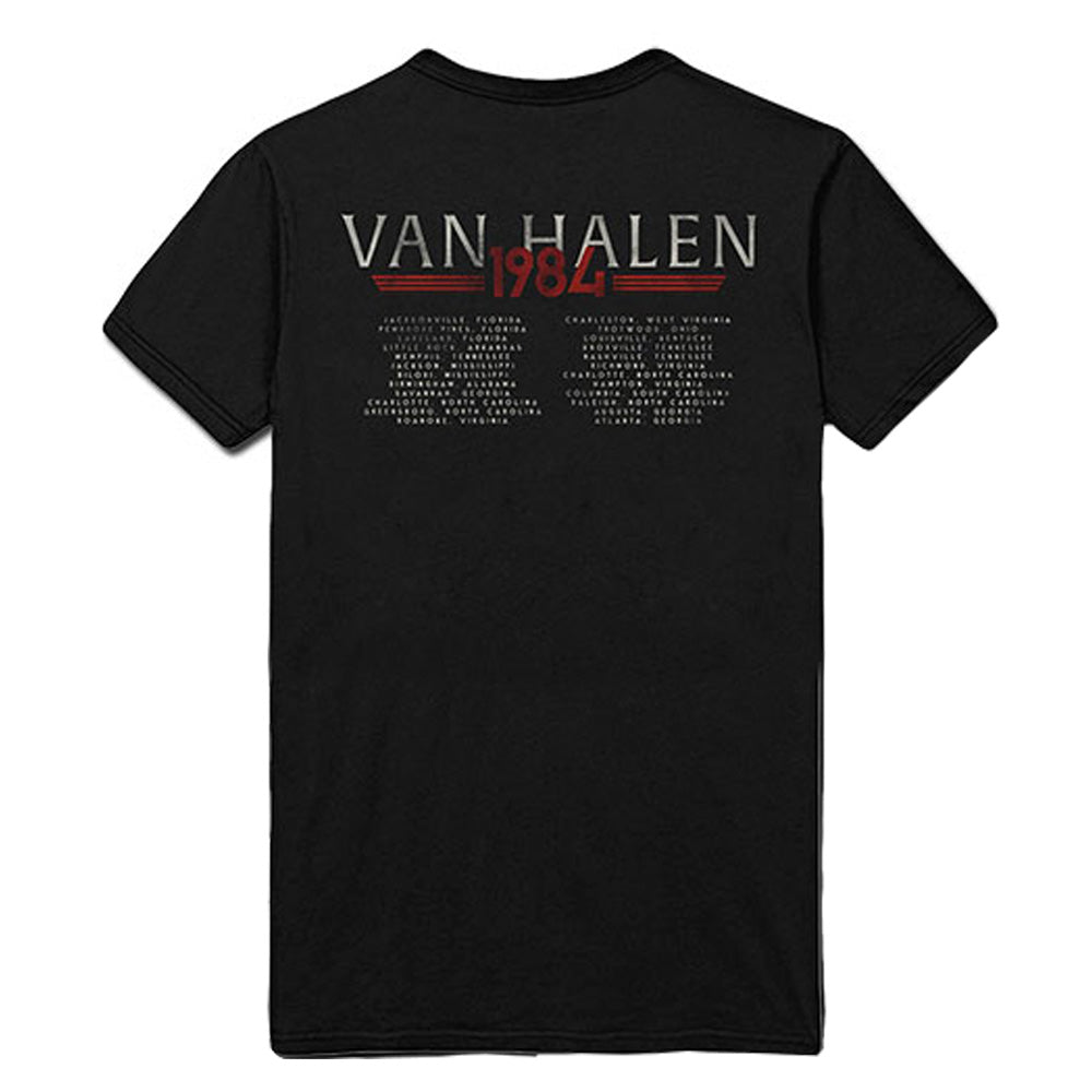 VAN HALEN ヴァンヘイレン - 84 Tour / バックプリントあり / Tシャツ