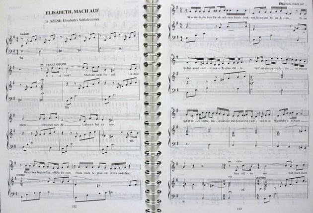 エリザベート 全曲収録楽譜Klavierauszug(歌詞付き)