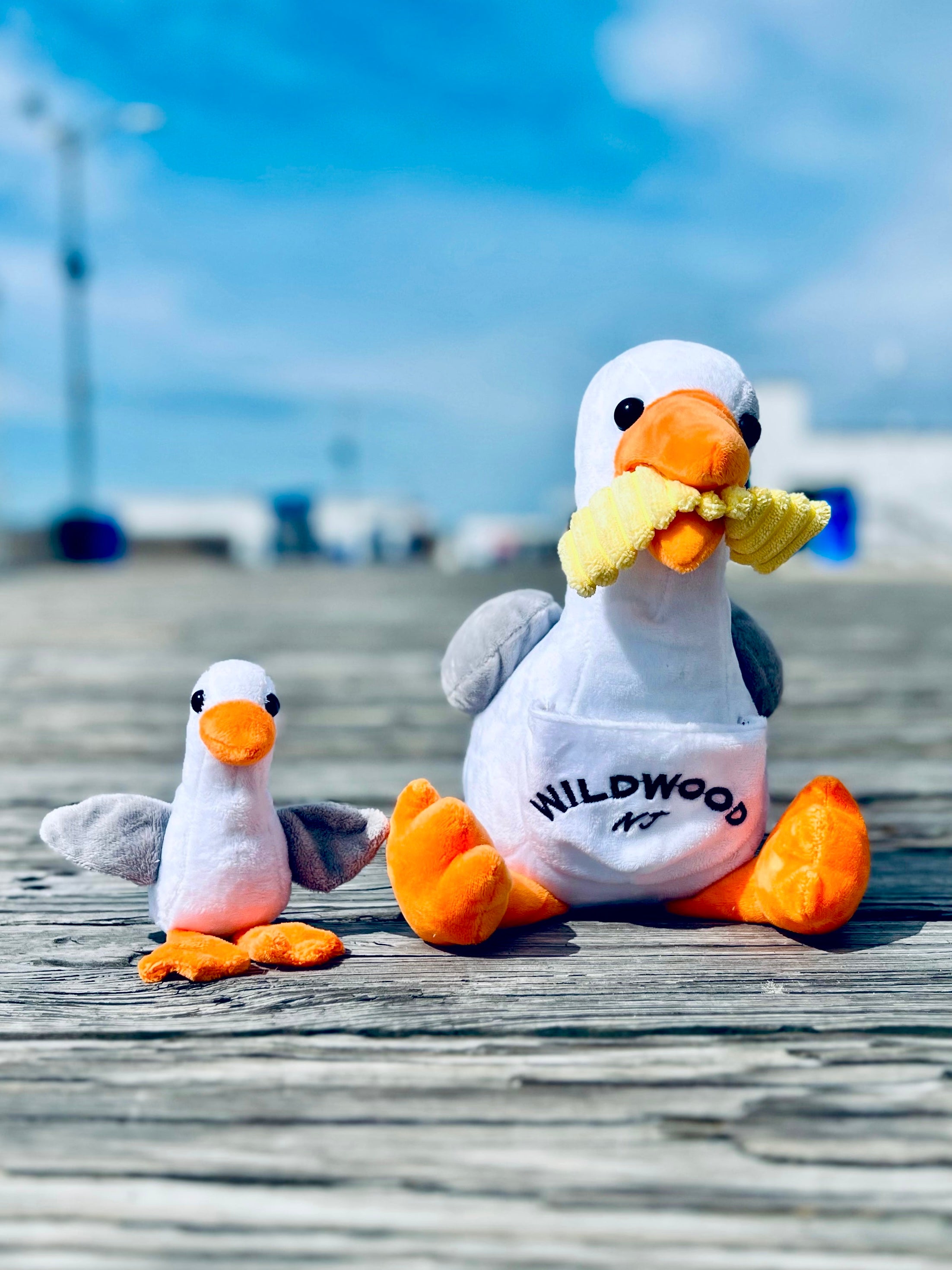 The Seagull Plush Toy with Baby – Wildwood Gift Shop