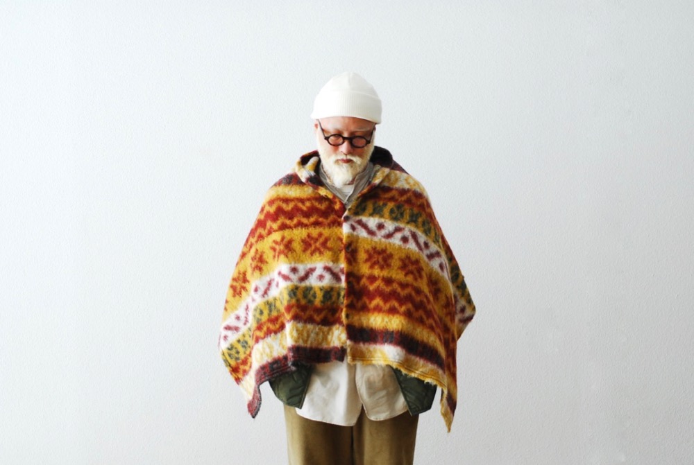 新品タグ付き エンジニアードガーメンツボタンショール