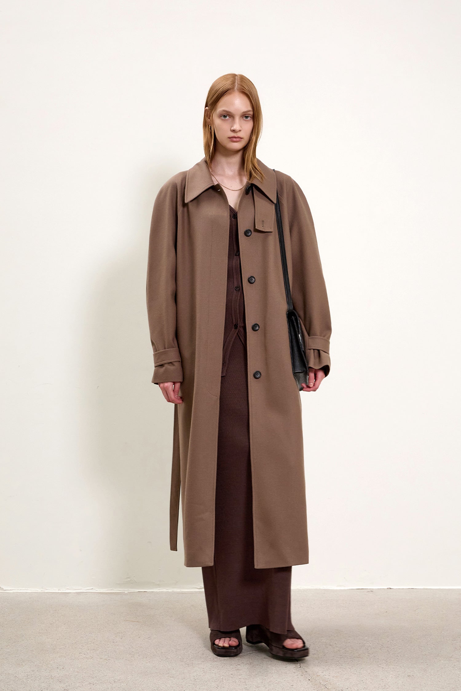 BLOSSOM H COMPANY ブロッサム】DELF RAGLAN LONG COAT DELF ラグラン