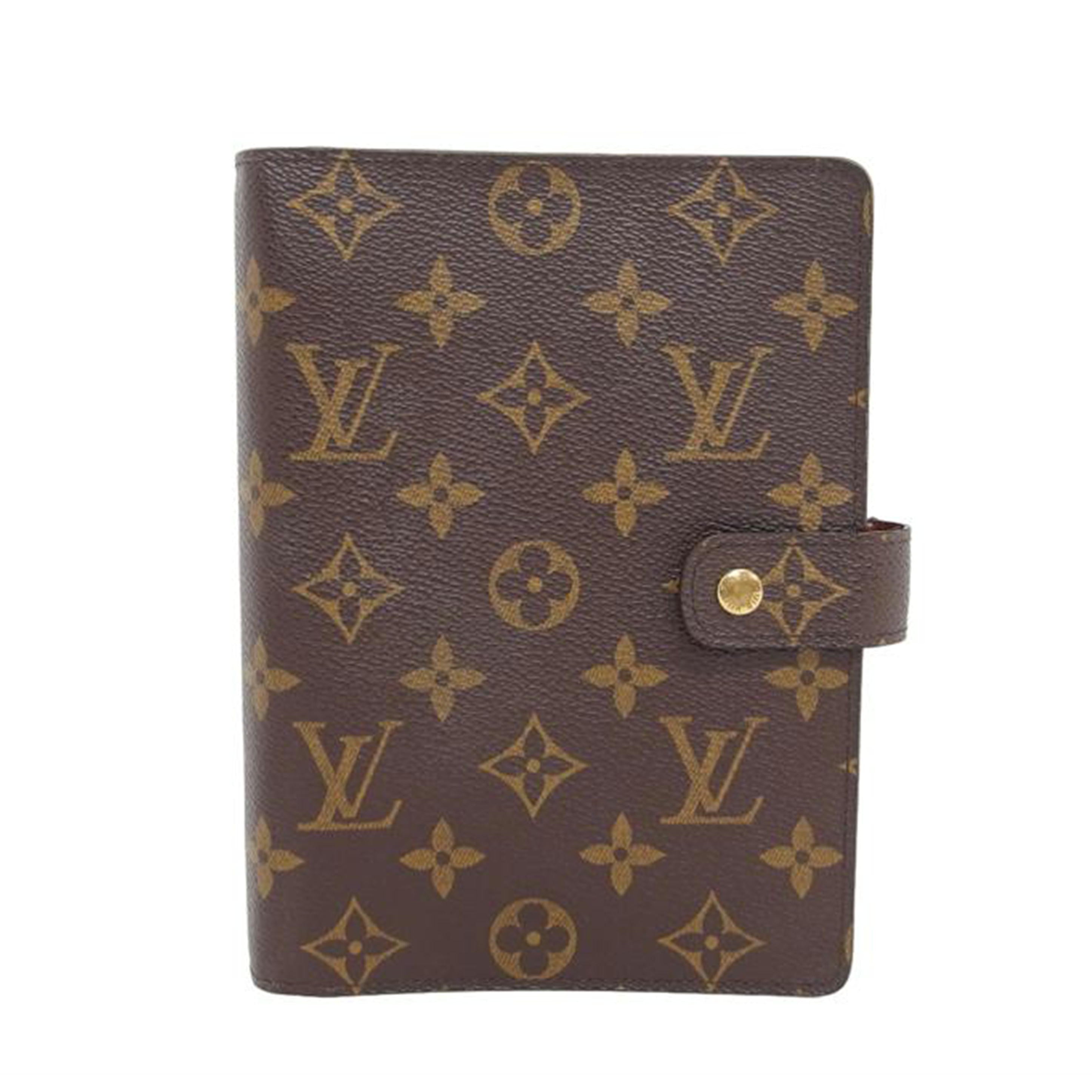 LV ルイ・ヴィトン 手帳カバー 6穴バインダー ブラウン/ブランド