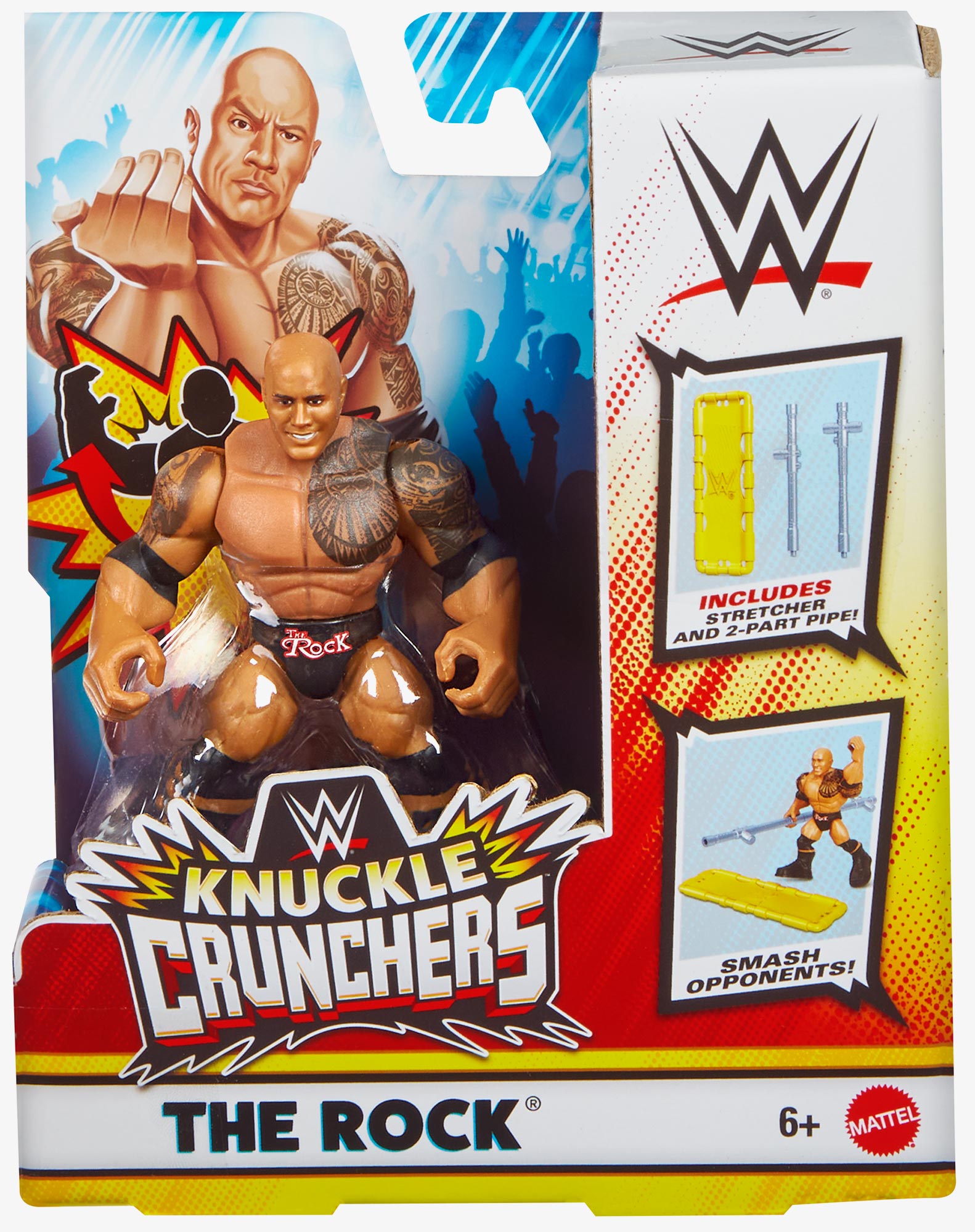 The Rock WWE Knuckle Crunchers Series #8 Action Figure